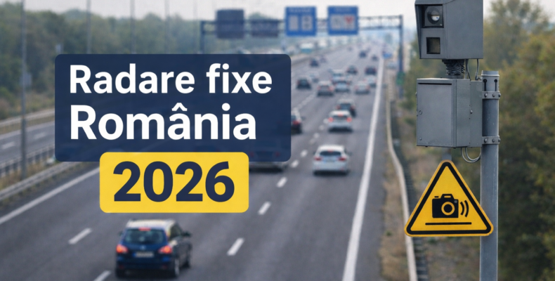 Radare fixe Romania 2026